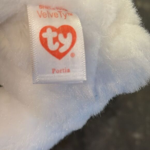 TY Beanie Baby - PORTIA the Terrier Dog (6 inch) - MWMTs Stuffed Animal Toy - Picture 8 of 9